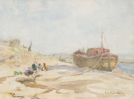 Beached vessel